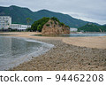 Angel road with gravel deposits, Shodoshima, Kagawa prefecture 94462208