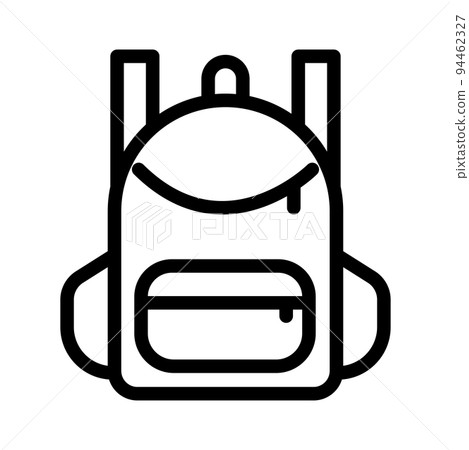 Illustration Vector graphic of Backpack icon template 94462327