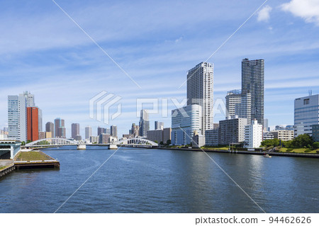 [城市景觀]隅田川和勝哄橋 94462626