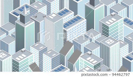 Isometric futuristic city vector illustration Isometric futuristic city vector illustration 94462797