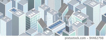 Isometric futuristic city vector illustration Isometric futuristic city vector illustration 94462798