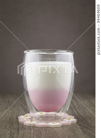beverage pink milk , favorite menu milk drink 94464609