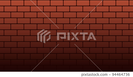 Red brick wall seamless Vector illustration background. Red brick wall seamless Vector illustration background. 94464736