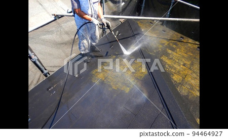 Exterior wall roof painting work 94464927