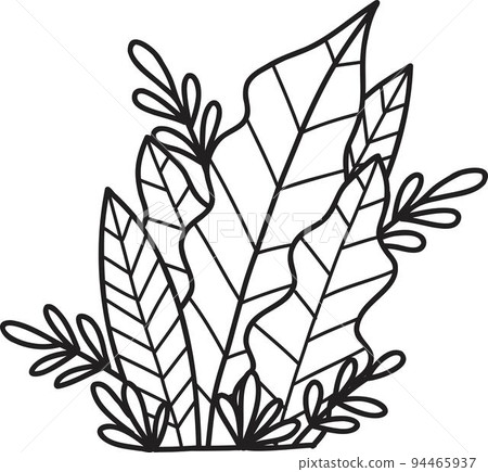 Hand Drawn cute Pots for growing vegetables and fruits illustration Hand Drawn cute Pots for growing vegetables and fruits illustration 94465937