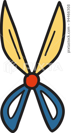 Hand Drawn scissors illustration 94466308