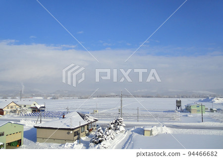 Hokkaido in winter 2021, scenery from Nayoro-Bifuka Road Hokkaido in winter 2021, scenery from Nayoro-Bifuka Road 94466682