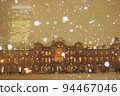 下雪天的東京站 94467046