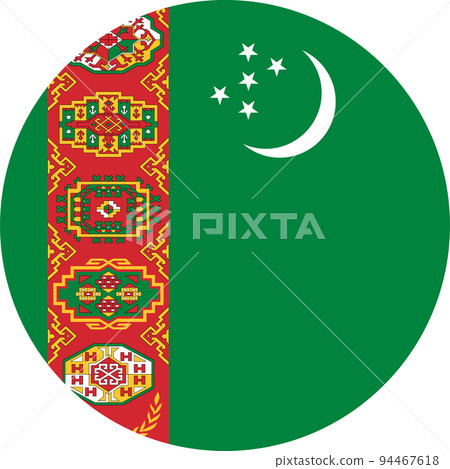 World flag, Turkmenistan 94467618