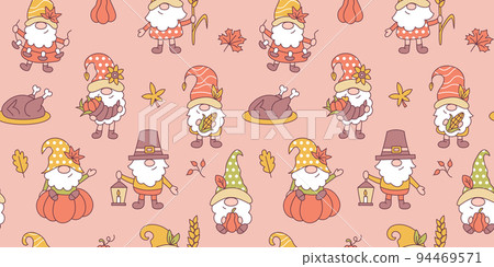 Thanksgiving seamless pattern 94469571