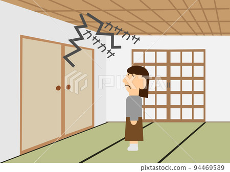 被天花板噪音困擾的人 被天花板噪音困擾的人 94469589