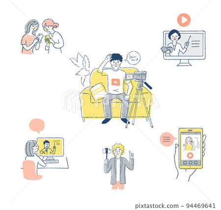 Various video distribution scene sets 94469641