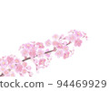 裝飾背景-櫻花枝 94469929