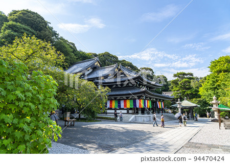 [神奈川縣]長谷寺的觀音堂，氣氛莊重 94470424