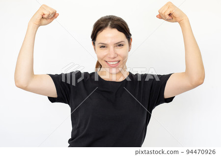 Portrait of strong young woman 94470926