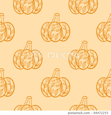 Warm autumn background with pumpkins Warm autumn background with pumpkins 94472255
