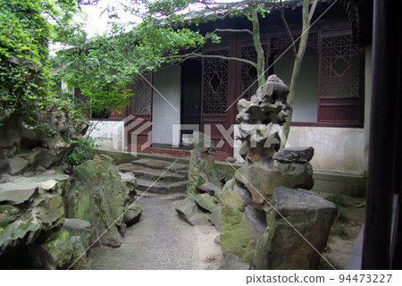中國蘇州古典園林 蘇州古典園林“拙政園”世界遺產中國園林 94473227