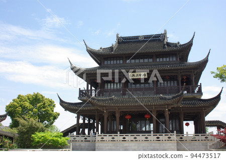 Panmen Scenic Area in Suzhou, China The only surviving castle gate in Suzhou Castle, Zuiguang Pagoda and the magnificent garden are highlights Panmen Scenic Area in Suzhou, China The only surviving castle gate in Suzhou Castle, Zuiguang Pagoda and the magnificent garden are highlights 94473517