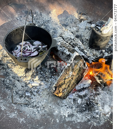 wild picking food from nature on a plate wild picking food from nature on a plate 94473777