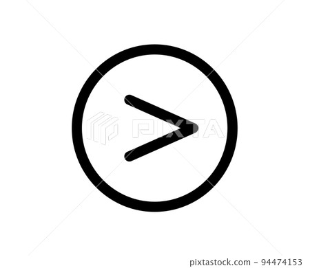Play vector logo icon in trendy flat style isolated on white background. Illustration media flat sign symbol for apps and websites 94474153