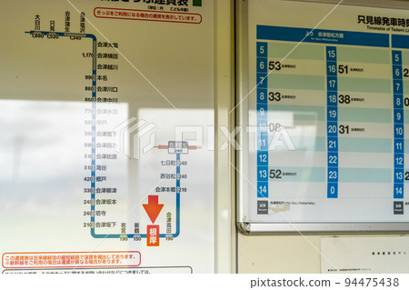 Negishi Station Tadami Line timetable Negishi Station Tadami Line timetable 94475438