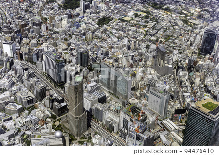 從澀谷站南口上方鳥瞰丸山町方向 94476410