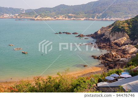 Sunny view of landscape of the Nangan Township shore Sunny view of landscape of the Nangan Township shore 94476746