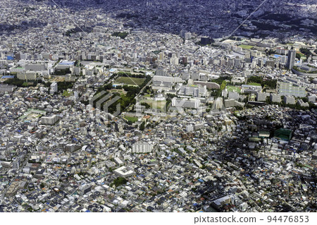 Aerial view near Ikejiri, Setagaya Ward, Tokyo Aerial view near Ikejiri, Setagaya Ward, Tokyo 94476853