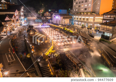 《神奈川縣》草津溫泉/湯畑 94477609