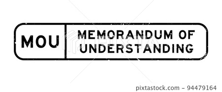 Grunge black MOU memorandum of understanding word square rubber seal stamp on white background Grunge black MOU memorandum of understanding word square rubber seal stamp on white background 94479164
