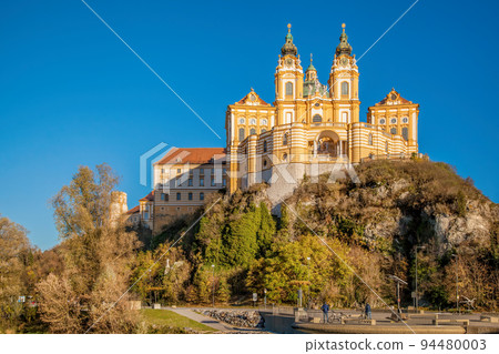 Famous Melk abbey in Wachau valley, Melk, Austria, UNESCO 94480003