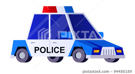 Police car - modern flat design style single isolated image 94480189