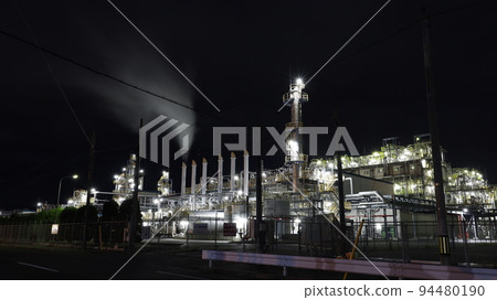 大賽璐大竹工廠的工廠夜景 94480190