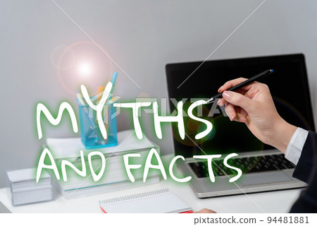 Conceptual display Myths And FactsOppositive concept about modern and ancient period. Internet Concept Oppositive concept about modern and ancient period Conceptual display Myths And FactsOppositive concept about modern and ancient period. Internet Concept Oppositive concept about modern and ancient period 94481881