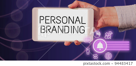 Sign displaying Personal BrandingMarketing themselves and their careers as brands. Concept meaning Marketing themselves and their careers as brands Sign displaying Personal BrandingMarketing themselves and their careers as brands. Concept meaning Marketing themselves and their careers as brands 94483417