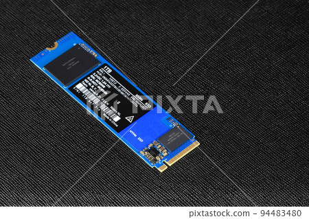 Solid state drives for computer - ssd sata, NVME PCIe, SATA SSD m key, b key isolated on dark background Solid state drives for computer - ssd sata, NVME PCIe, SATA SSD m key, b key isolated on dark background 94483480