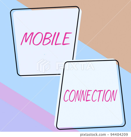 Conceptual caption Mobile ConnectionSecure universal login solution using mobile phone. Business overview Secure universal login solution using mobile phone 94484209