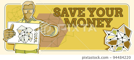 Inspiration showing sign Sales Marketingintroducing product or service in order to get bought. Business overview keep your savings in bank or stock to protect it Dont waste 94484220