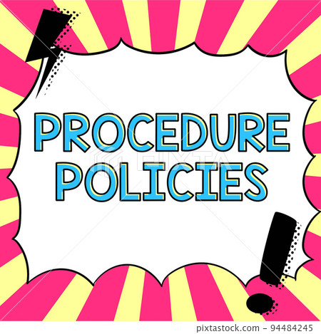Conceptual display Procedure PoliciesSteps to Guiding Principles Rules and Regulations. Concept meaning Steps to Guiding Principles Rules and Regulations 94484245
