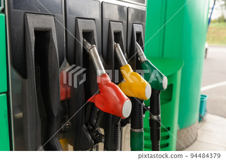 Colorfull fuel gasoline dispenser background. Colorfull fuel gasoline dispenser background. 94484379