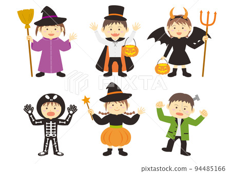 Halloween _ costume _ child _ illustration _ set 94485166