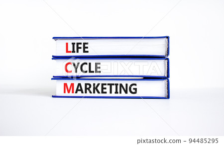 LCM lifecycle marketing symbol. Concept words LCM lifecycle marketing on books on a beautiful white table white background. Business and LCM lifecycle marketing concept. Copy space. LCM lifecycle marketing symbol. Concept words LCM lifecycle marketing on books on a beautiful white table white background. Business and LCM lifecycle marketing concept. Copy space. 94485295