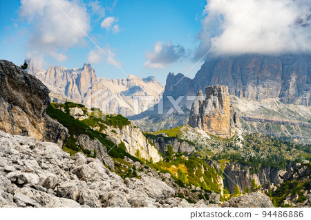 Tofana di Rozes and Cinque Torri in Dolomites 94486886