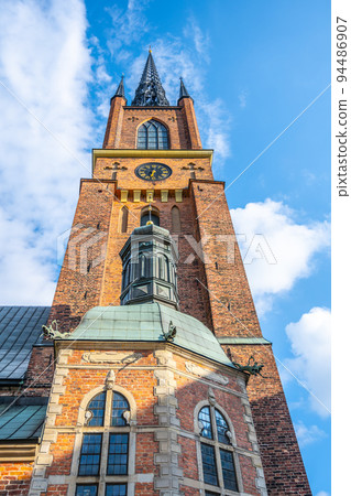 Riddarholmen Church on sunny day in Stockholm Riddarholmen Church on sunny day in Stockholm 94486907