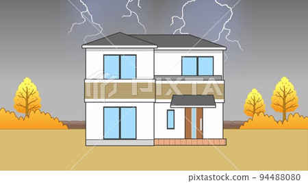 Built-for-sale housing and sky weather Built-for-sale housing and sky weather 94488080