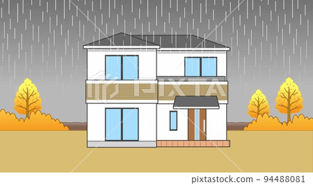Built-for-sale housing and sky weather Built-for-sale housing and sky weather 94488081