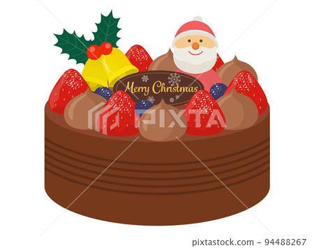 Chocolate Christmas cake Chocolate Christmas cake 94488267