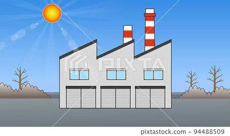Factory with chimney Factory with chimney 94488509