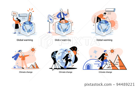 Change climate. Nature biodiversity mother earth. Metaphor of climate change and saving planet, World Environment Day Change climate. Nature biodiversity mother earth. Metaphor of climate change and saving planet, World Environment Day 94489221