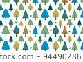Scandinavian wood pattern 94490286